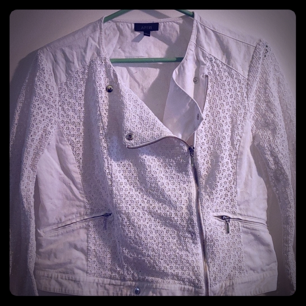 White lacey jacket